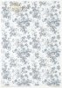 Zestaw kreatywny na papierze ryżowym - Shabby Chic - cztery kolory* Creative set on rice paper - Shabby Chic - four colors